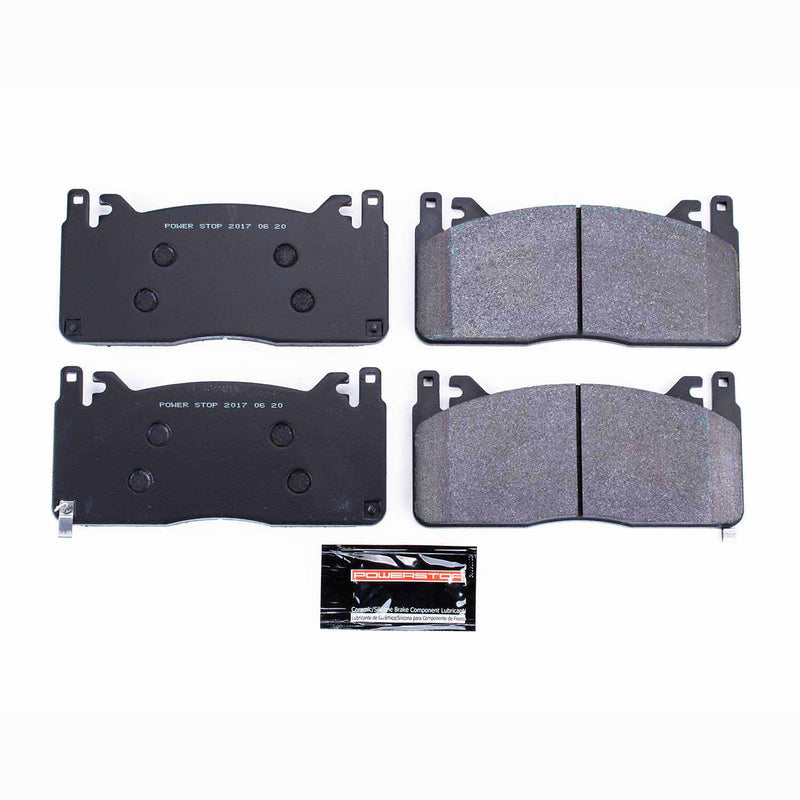 Power Stop PST-1853 Track Day Carbon-Fiber/Metallic Front Brake Pads for 2016-2020 Ford Mustang product image
