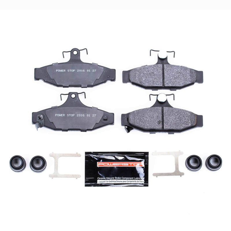 Power Stop PST-413 Track Day Carbon-Fiber/Metallic Rear Brake Pads for 1987-1997 Chevrolet Camaro product image