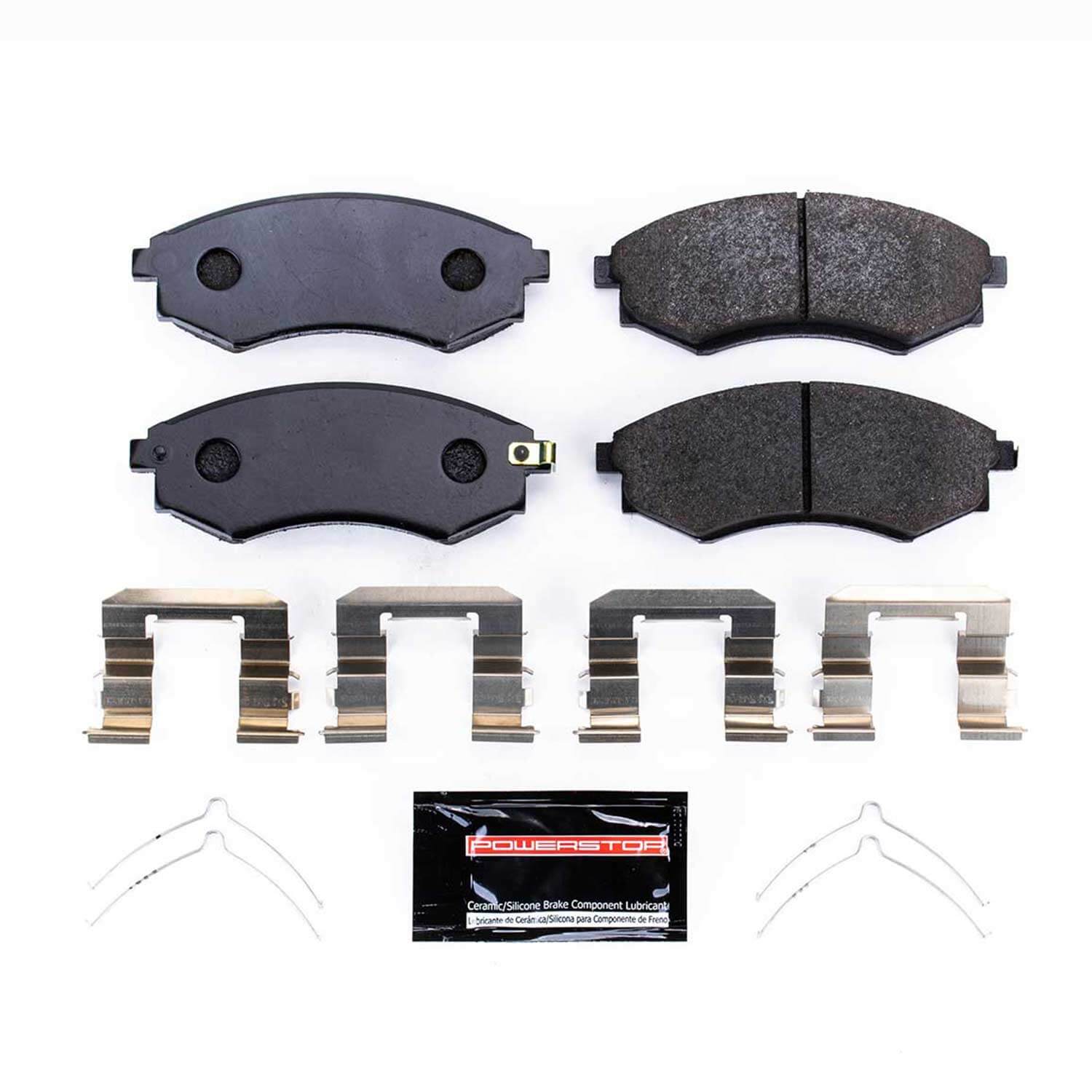 Power Stop PST-449 Track Day Carbon-Fiber/Metallic Front Brake Pads for 1989-2006 Hyundai Elantra product image