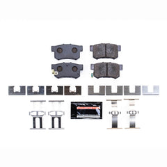 Power Stop PST-537 Track Day Carbon-Fiber/Metallic Rear Brake Pads for 1987-2022 Acura Cl product image