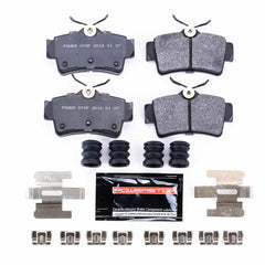 Power Stop PST-627A Track Day Carbon-Fiber/Metallic Rear Brake Pads for 1994-2004 Ford Mustang product image