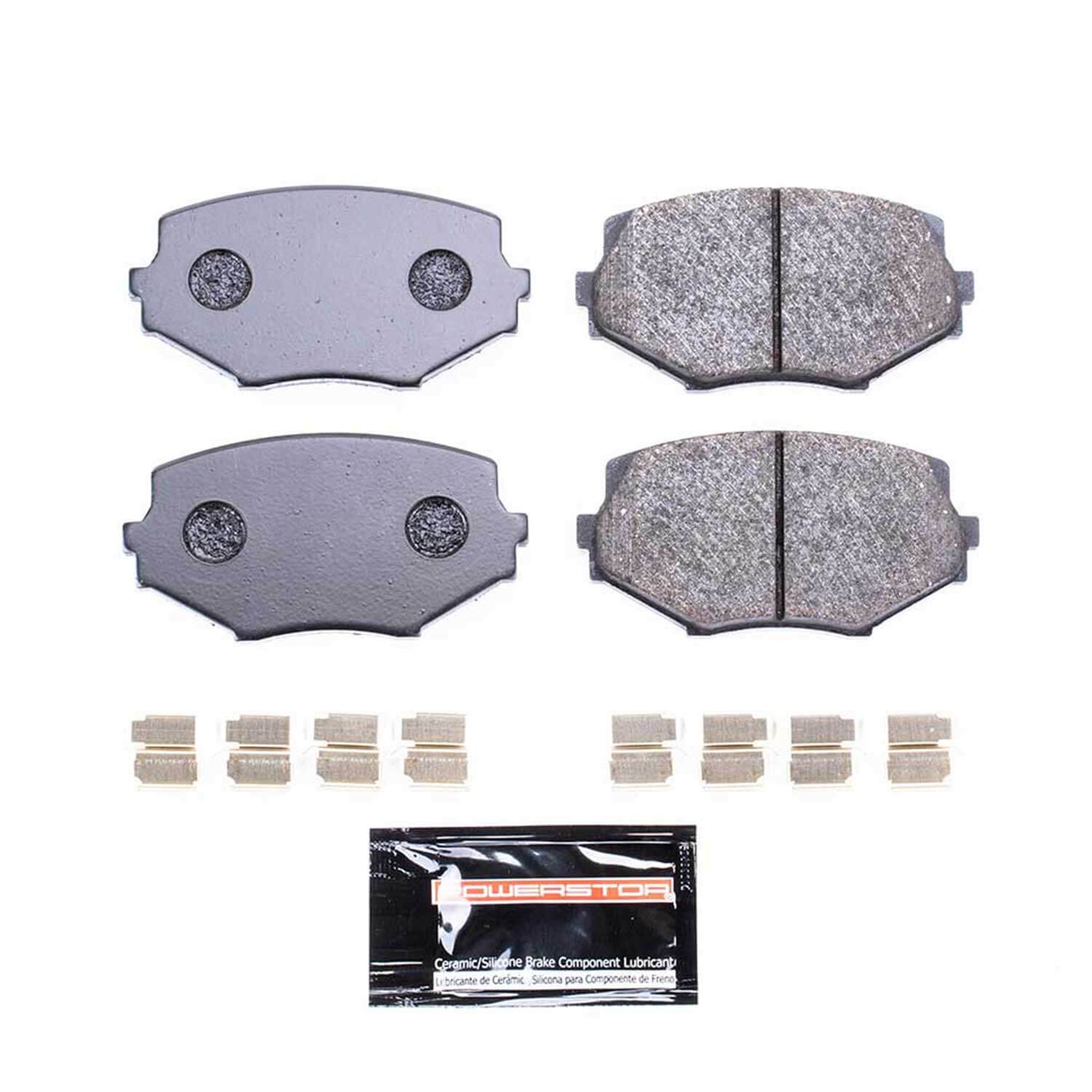 Power Stop PST-635 Track Day Carbon-Fiber/Metallic Front Brake Pads for 1994-2005 Mazda Miata / MX-5 product image