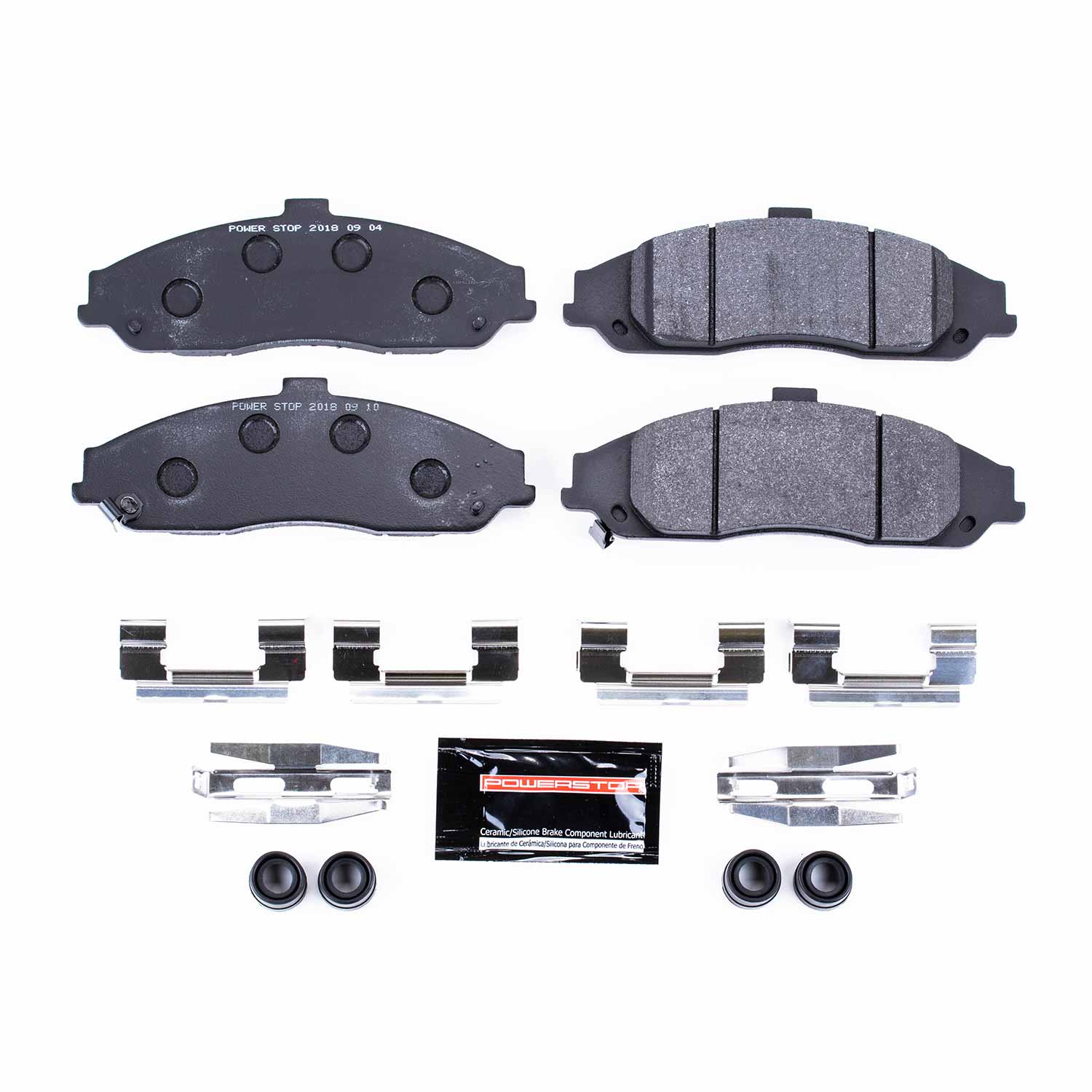 Power Stop PST-731 Track Day Carbon-Fiber/Metallic Front Brake Pads for 1997-2013 Cadillac Xlr product image