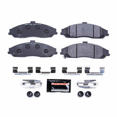 Power Stop PST-731 Track Day Carbon-Fiber/Metallic Front Brake Pads for 1997-2013 Cadillac Xlr product image