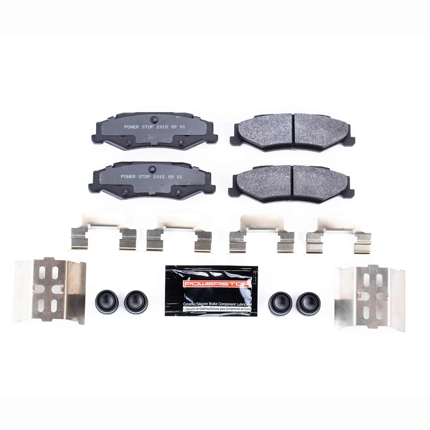Power Stop PST-732 Track Day Carbon-Fiber/Metallic Rear Brake Pads for 1997-2013 Cadillac Xlr product image