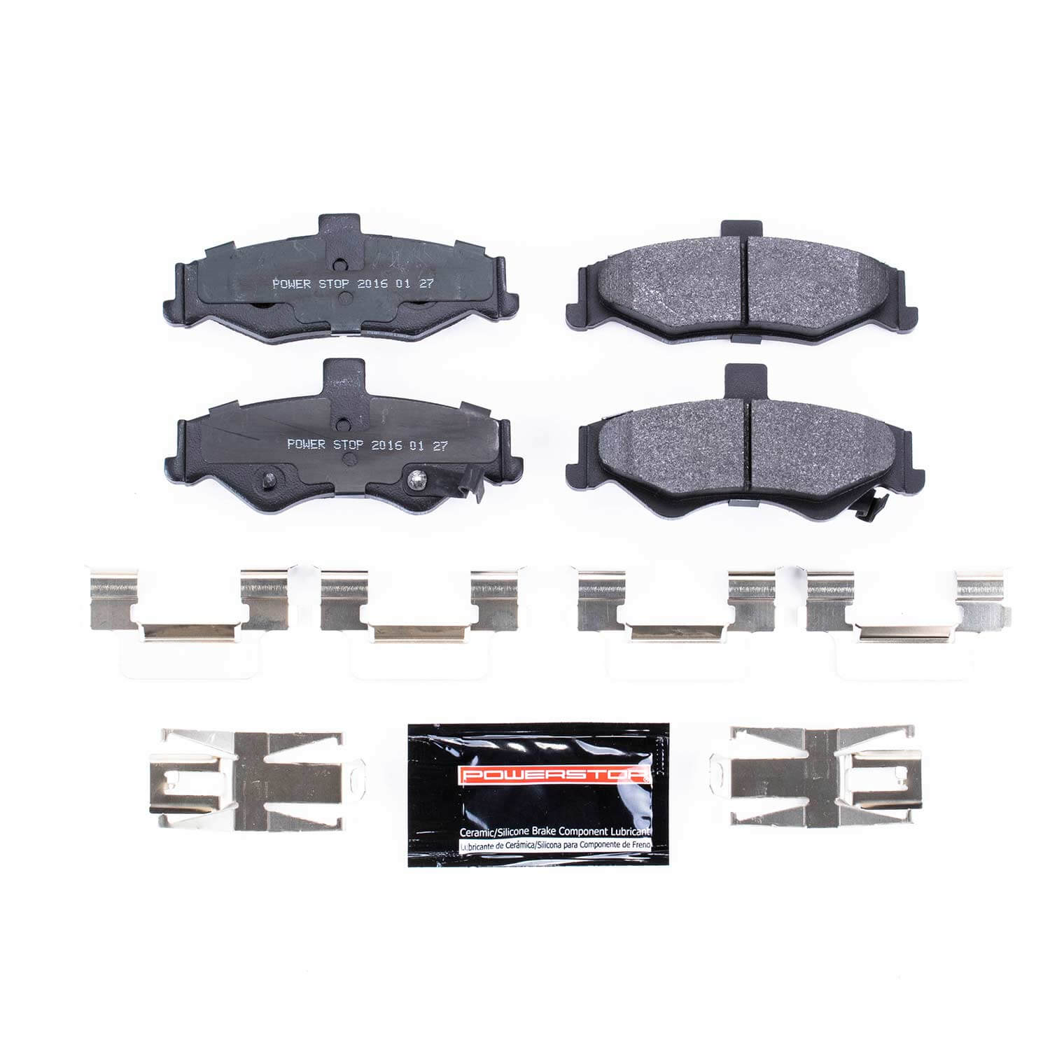 Power Stop PST-750 Track Day Carbon-Fiber/Metallic Rear Brake Pads for 1998-2002 Chevrolet Camaro product image