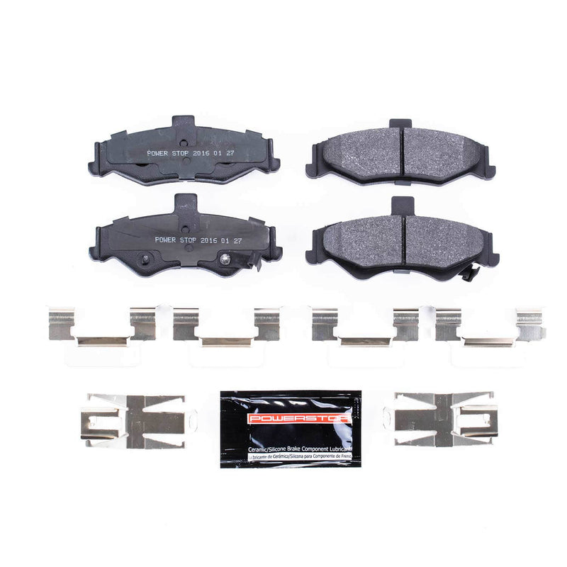Power Stop PST-750 Track Day Carbon-Fiber/Metallic Rear Brake Pads for 1998-2002 Chevrolet Camaro product image