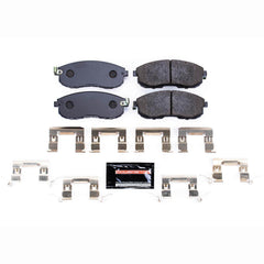 Power Stop PST-815 Track Day Carbon-Fiber/Metallic Front Brake Pads for 1999-2019 Infiniti G35 product image