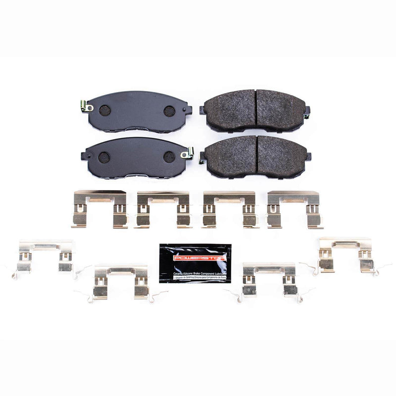 Power Stop PST-815 Track Day Carbon-Fiber/Metallic Front Brake Pads for 1999-2019 Infiniti G35 product image
