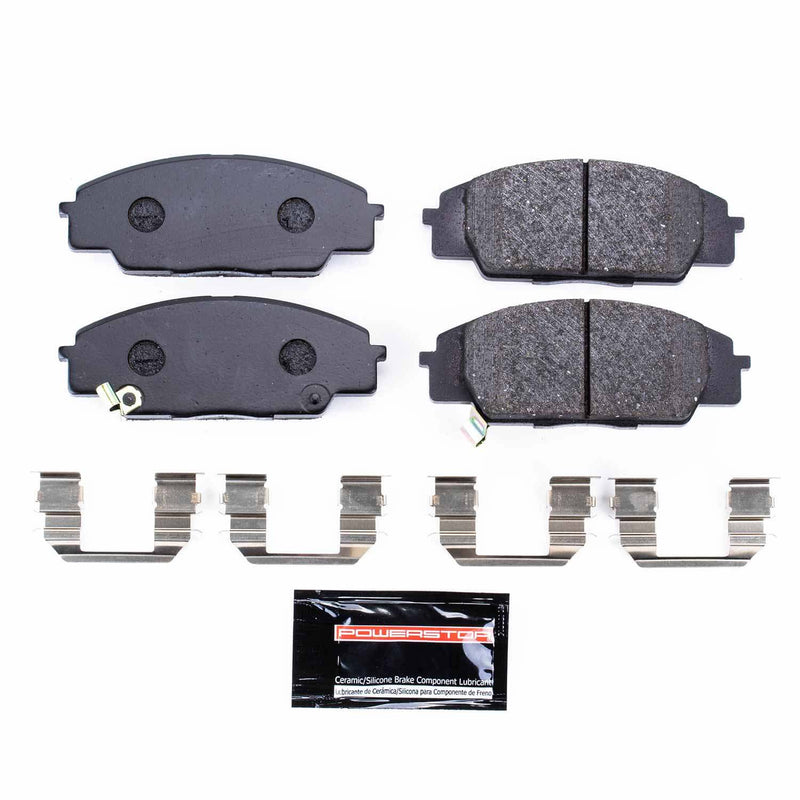 Power Stop PST-829 Track Day Carbon-Fiber/Metallic Front Brake Pads for 2000-2011 Acura Rsx product image