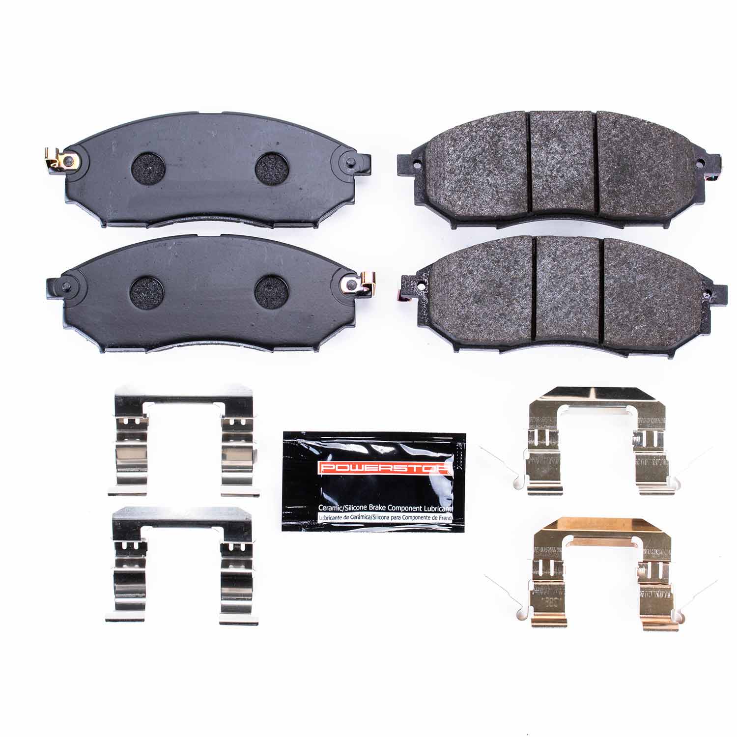 Power Stop PST-888 Track Day Carbon-Fiber/Metallic Front Brake Pads for 2002-2020 Infiniti EX35 product image
