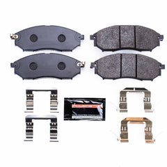 Power Stop PST-888 Track Day Carbon-Fiber/Metallic Front Brake Pads for 2002-2020 Infiniti EX35 product image