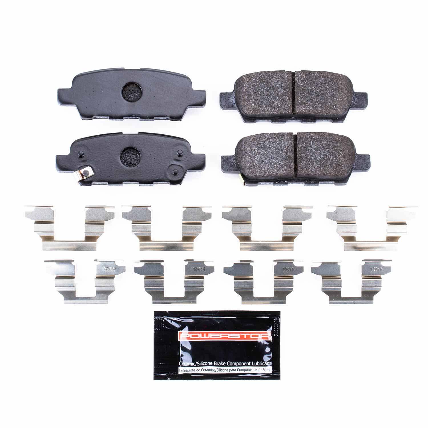 Power Stop PST-905 Track Day Carbon-Fiber/Metallic Rear Brake Pads for 2002-2022 Infiniti EX37 product image