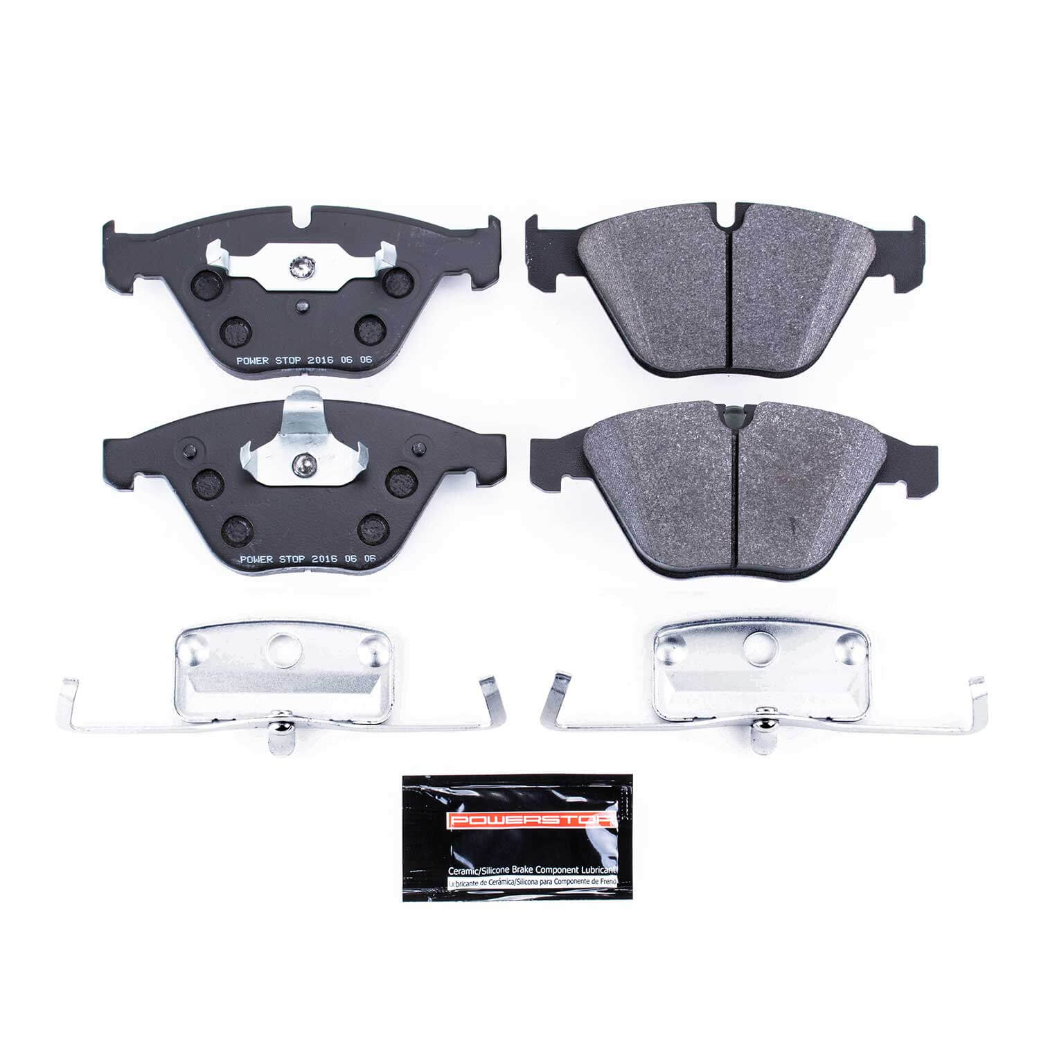 Power Stop PST-918 Track Day Carbon-Fiber/Metallic Front Brake Pads for 2002-2016 BMW 1 Series M product image