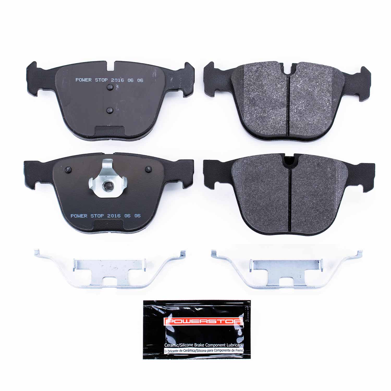 Power Stop PST-919 Track Day Carbon-Fiber/Metallic Rear Brake Pads for 2002-2019 BMW 1 Series M product image