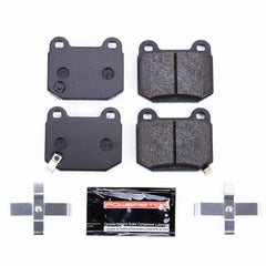 Power Stop PST-961 Track Day Carbon-Fiber/Metallic Rear Brake Pads for 2003-2021 Infiniti G35 product image