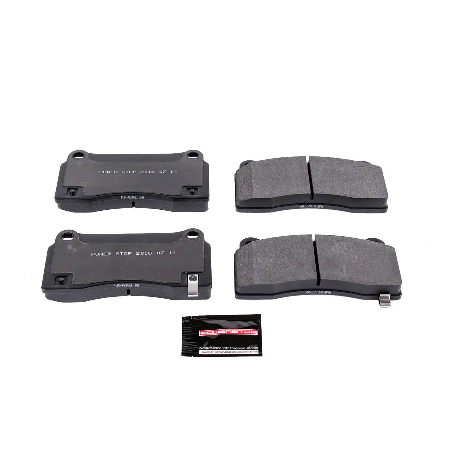 Power Stop PST-968 Track Day Carbon-Fiber/Metallic Front Or Rear Brake Pads for 2003-2017 Dodge Viper product image