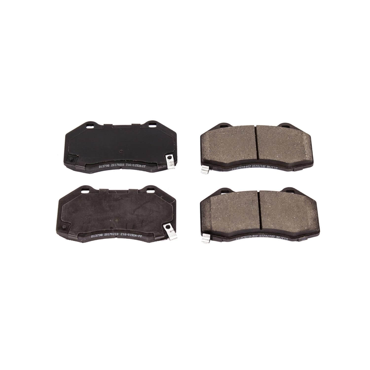 Power Stop 16-1379B Z16 Evolution Ceramic Clean Ride Scorched Front Brake Pads for 2017-2018 Fiat 124 Spider Abarth, Classica, Lusso product image