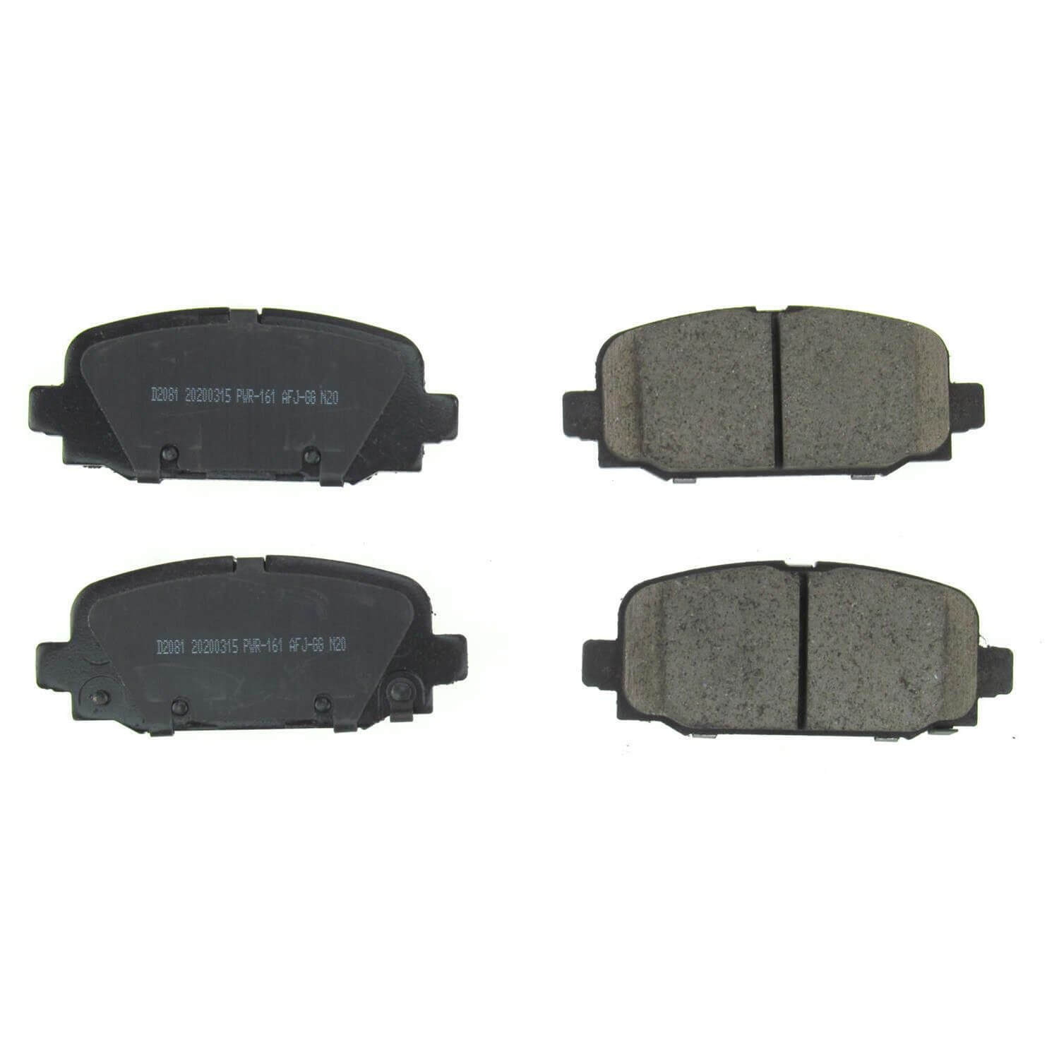 Power Stop 16-2081 Z16 Evolution Clean Ride Ceramic Rear Brake Pads for 2018 Jeep Compass Latitude, Limited, Sport, Trailhawk product image