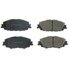 Power Stop 16-2176 Z16 Evolution Clean Ride Ceramic Front Brake Pads for 2019 Toyota Corolla SE, Xse product image