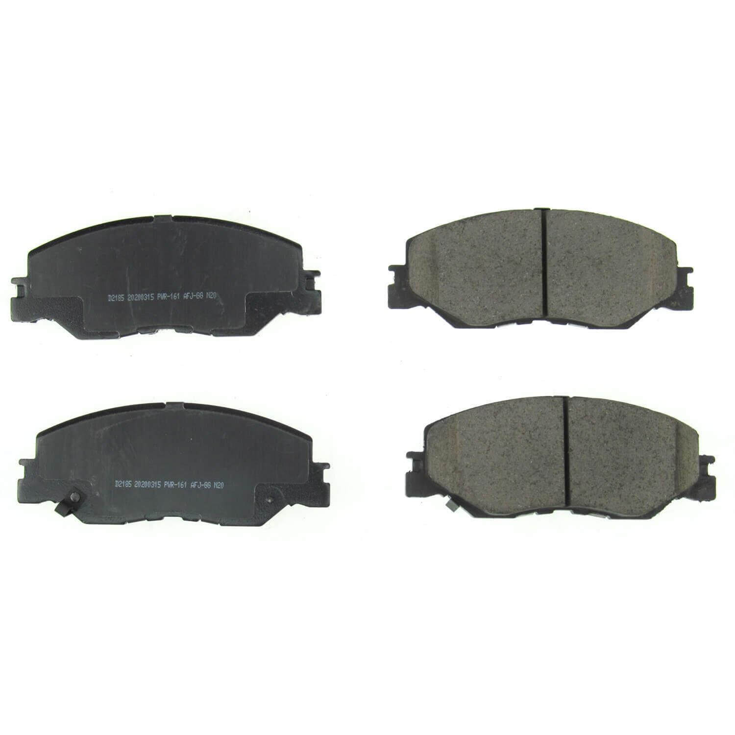 Power Stop 16-2185 Z16 Evolution Clean Ride Ceramic Front Brake Pads for 2022 Honda Civic EX, EX-L, LX, Sport, Sport Touring, Touring product image
