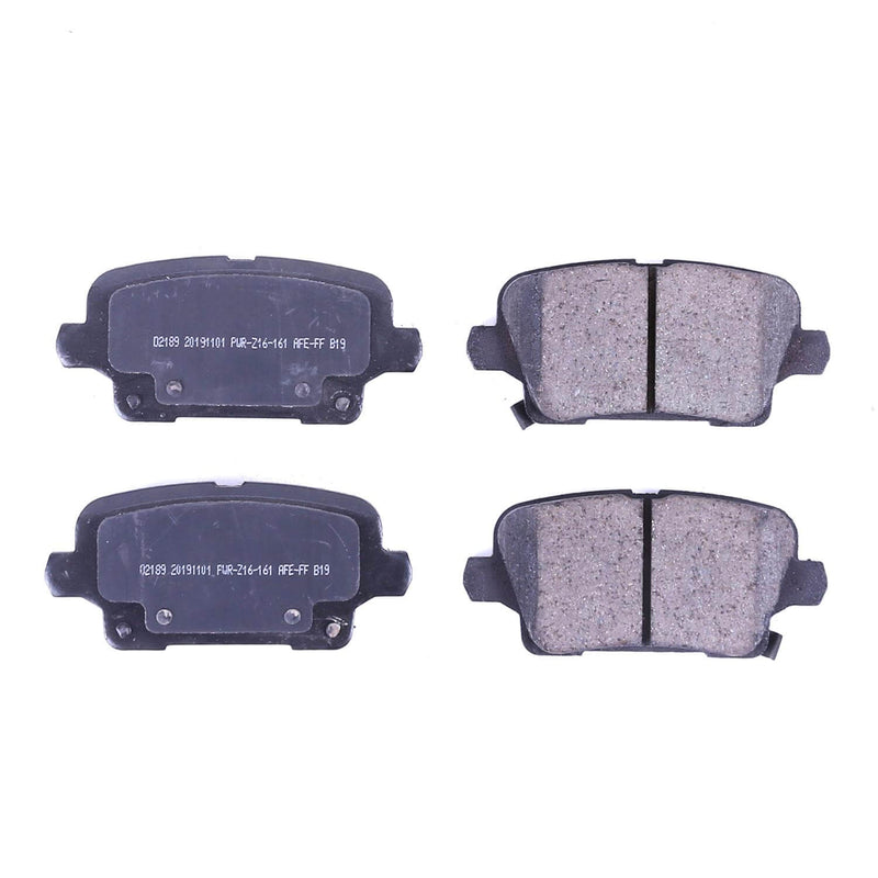 Power Stop 16-2189 Z16 Evolution Clean Ride Ceramic Rear Brake Pads for 2022 Buick Envision Avenir, Essence, Preferred product image