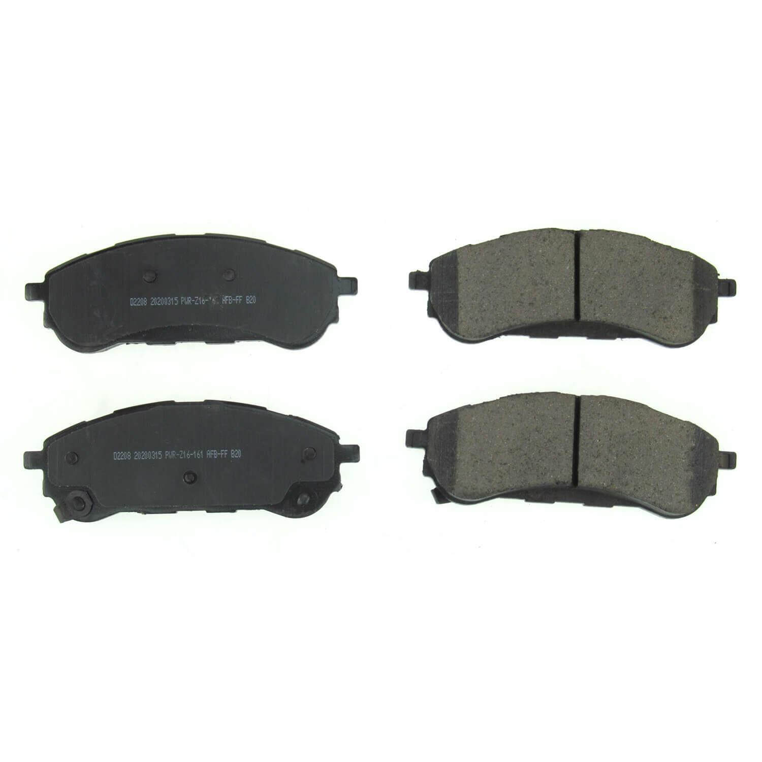 Power Stop 16-2208 Z16 Evolution Clean Ride Ceramic Rear Brake Pads for 2019-2022 Ford Ranger Lariat, XL, XLT product image