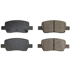 Power Stop 16-2381 Z16 Evolution Clean Ride Premium Ceramic Rear Brake Pads for 2021 Hyundai Santa Fe Calligraphy, Hybrid Blue, Hybrid Limited, Hybrid SEL Premium, Limited, SE, SEL product image