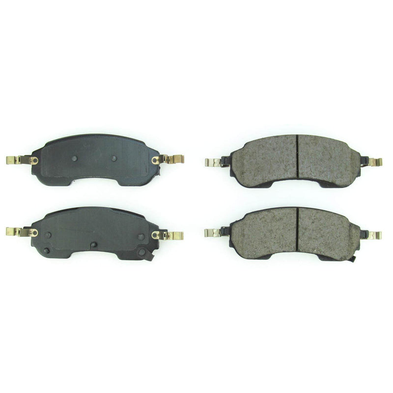 Power Stop 16-2414 Z16 Evolution Clean Ride Premium Ceramic Rear Brake Pads for 2021 Ford Bronco Badlands, Base, Big Bend, Black Diamond, First Edition, Outer Banks, Wildtrak product image