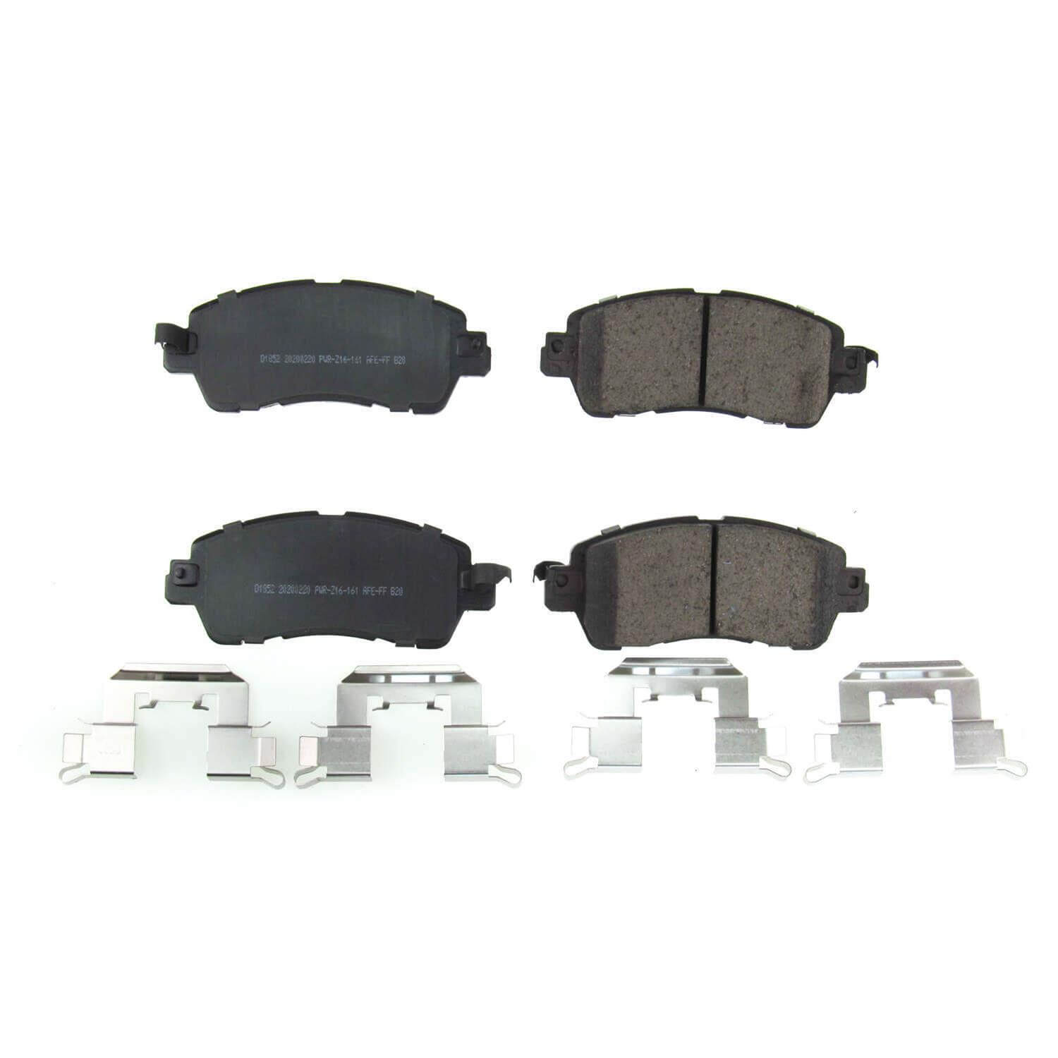 Power Stop 17-1852 - Z17 Evolution Plus Premium Ceramic Front Brake Pads vehicle fitment brake part