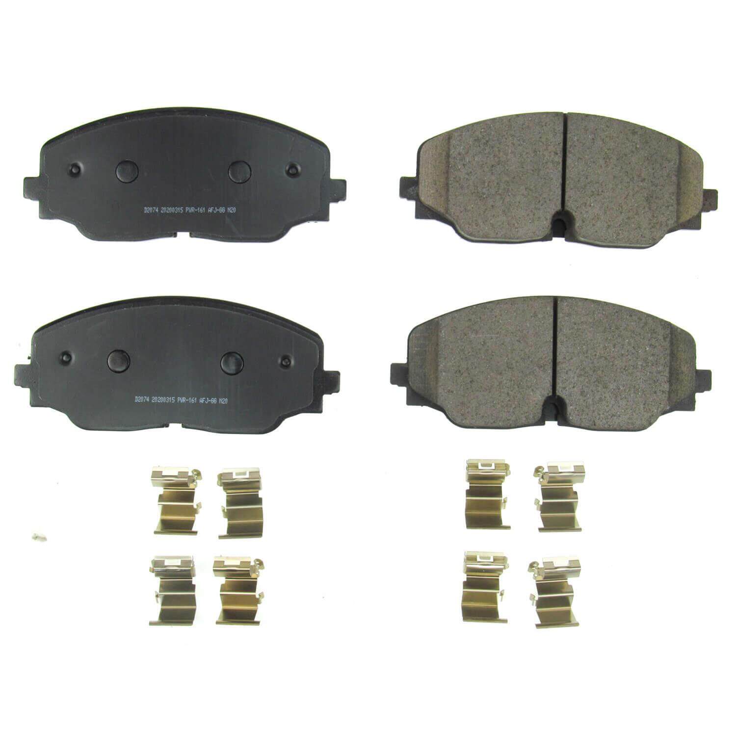 Power Stop 17-2074 - Z17 Evolution Plus Premium Ceramic Front Brake Pads vehicle fitment brake part