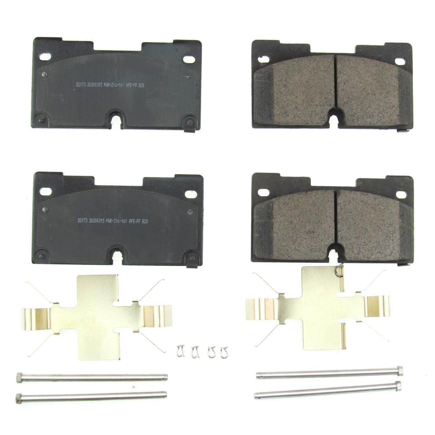 Power Stop 17-2173 - Z17 Evolution Plus Premium Ceramic Front Brake Pads vehicle fitment brake part