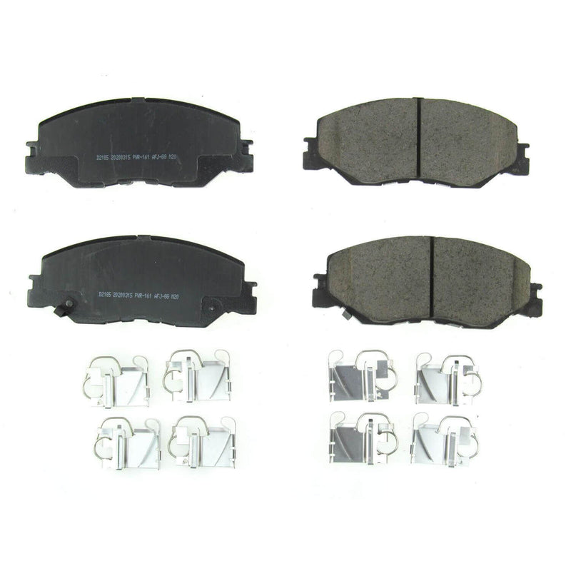 Power Stop 17-2185 - Z17 Evolution Plus Premium Ceramic Front Brake Pads vehicle fitment brake part