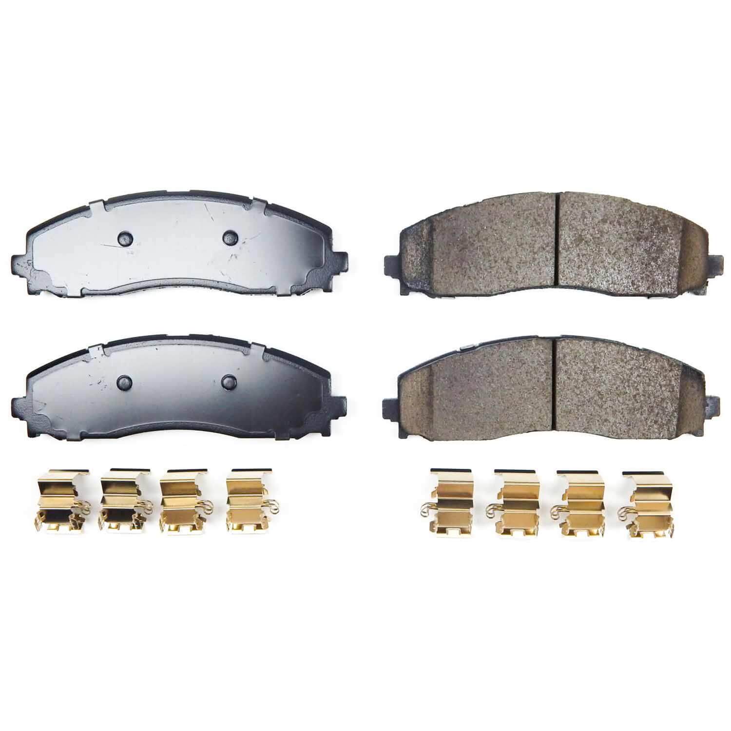 Power Stop 17-2491 Z17 Evolution Plus Ceramic Rear Brake Pads for 2023-2024 Ford F-250 Super Duty King Ranch, Lariat, Limited, Platinum, XL, XLT product image