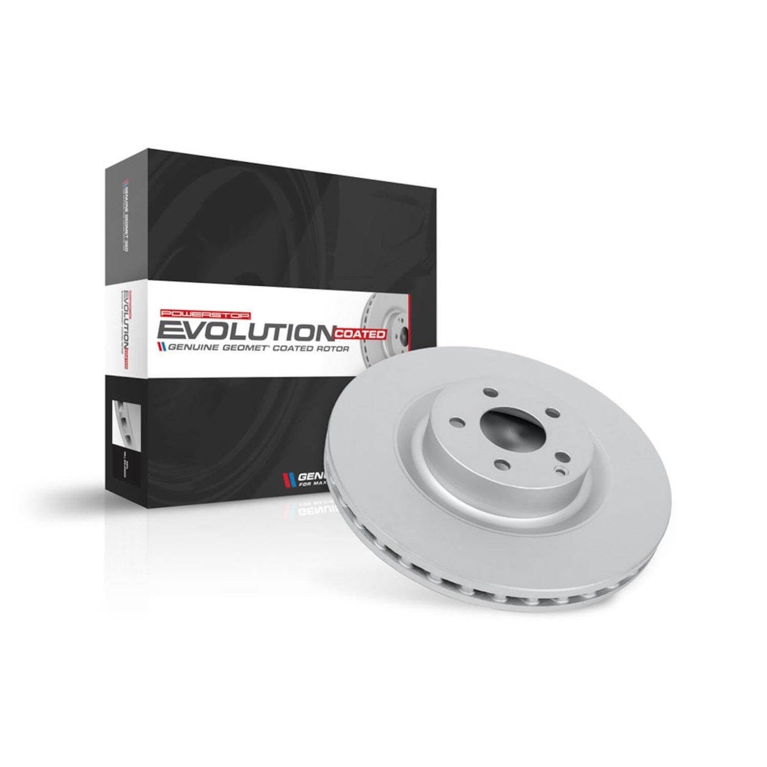 Power Stop AR84103EVC Evolution Geomet Coated Vented 1-Piece Plain Front Brake Rotor for 2021-2022 Cadillac Escalade Luxury, Premium Luxury, Premium Luxury Platinum, Sport, Sport Platinum product image