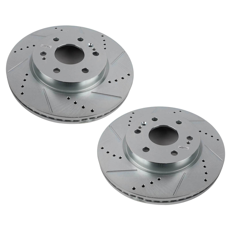 Power Stop AR84103XPR Evolution Performance Vented 1-Piece Drilled And Slotted Front Brake Rotor for 2021-2022 Cadillac Escalade Luxury, Premium Luxury, Premium Luxury Platinum, Sport, Sport product image