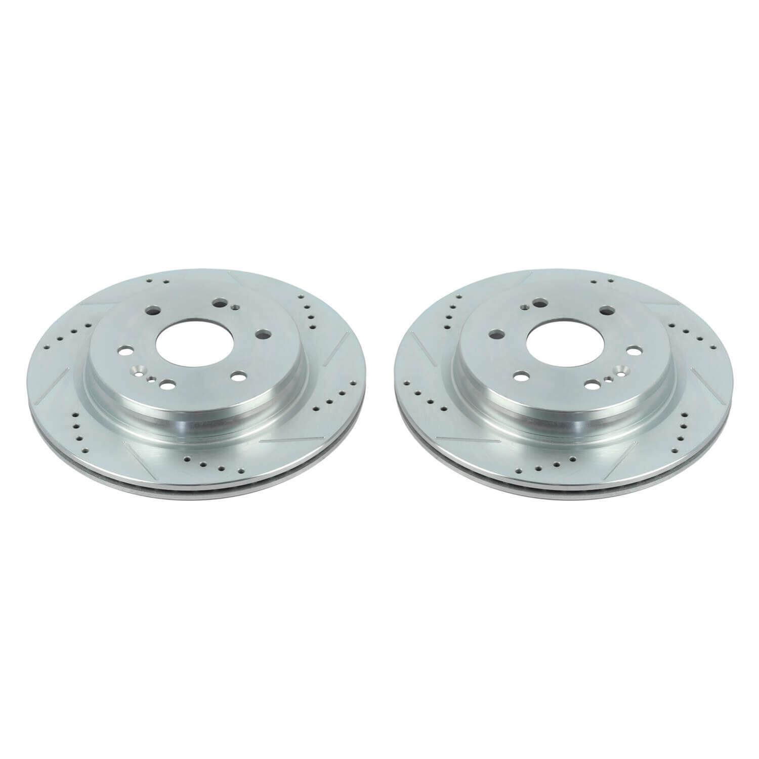 Power Stop AR84104XPR Evolution Performance Vented 1-Piece Drilled And Slotted Rear Brake Rotor for 2021-2022 Cadillac Escalade Luxury, Premium Luxury, Premium Luxury Platinum, Sport, Sport product image