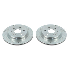 Power Stop AR84104XPR Evolution Performance Vented 1-Piece Drilled And Slotted Rear Brake Rotor for 2021-2022 Cadillac Escalade Luxury, Premium Luxury, Premium Luxury Platinum, Sport, Sport product image