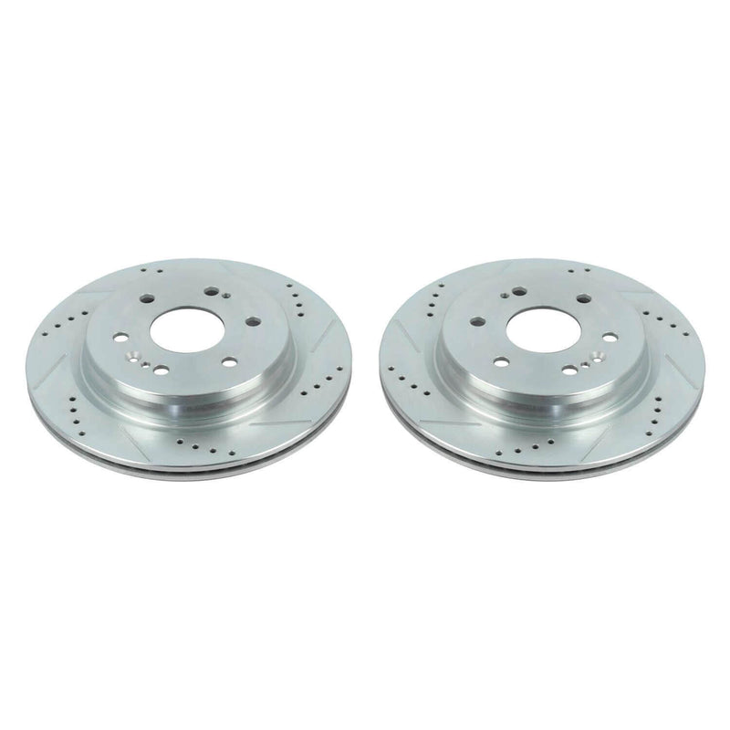 Power Stop AR84104XPR Evolution Performance Vented 1-Piece Drilled And Slotted Rear Brake Rotor for 2021-2022 Cadillac Escalade Luxury, Premium Luxury, Premium Luxury Platinum, Sport, Sport product image