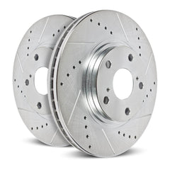 Power Stop AR85188XL Evolution Vented Drilled And Slotted Front Driver Side Brake Rotor for Vehicle-Specific Fitment product image