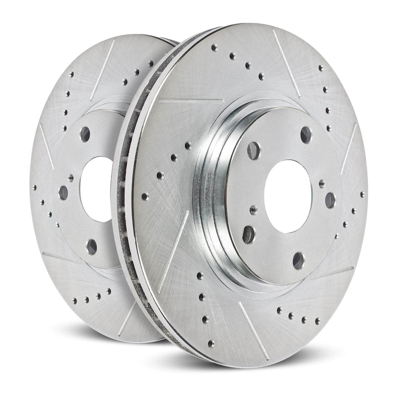 Power Stop AR85188XL Evolution Vented Drilled And Slotted Front Driver Side Brake Rotor for Vehicle-Specific Fitment product image