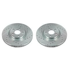 Power Stop AR85196XPR Evolution Performance Vented 1-Piece Drilled And Slotted Front Brake Rotor for 2018-2023 Ford Transit Connect Titanium, XL, XLT product image