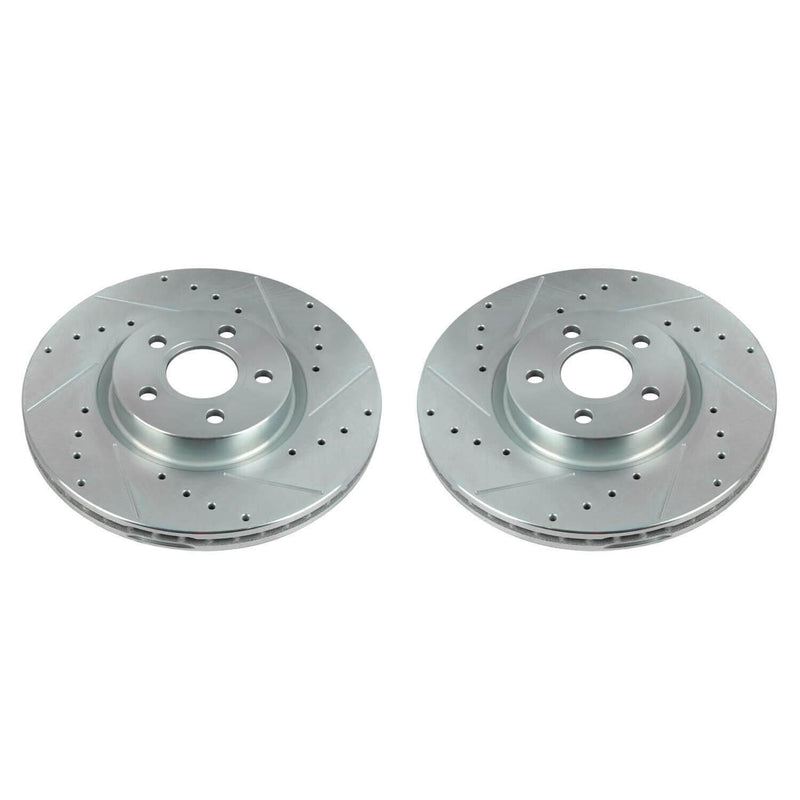Power Stop AR85196XPR Evolution Performance Vented 1-Piece Drilled And Slotted Front Brake Rotor for 2018-2023 Ford Transit Connect Titanium, XL, XLT product image