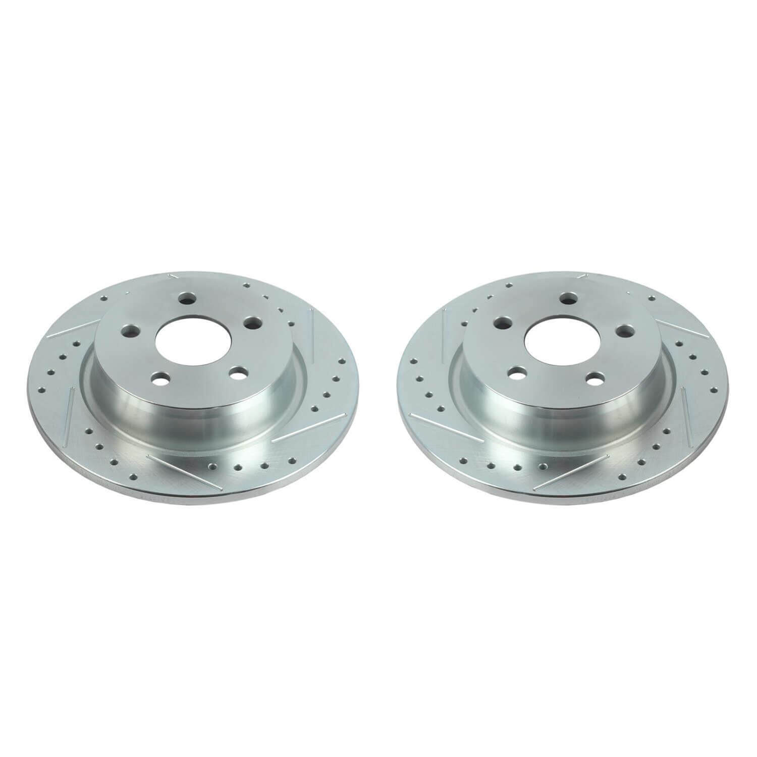 Power Stop AR85197XPR Evolution Performance Solid 1-Piece Drilled And Slotted Rear Brake Rotor for 2018-2023 Ford Transit Connect Titanium, XL, XLT product image