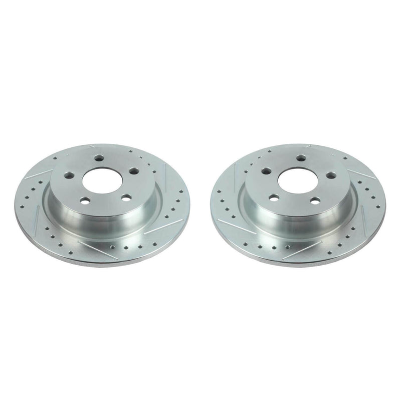 Power Stop AR85197XPR Evolution Performance Solid 1-Piece Drilled And Slotted Rear Brake Rotor for 2018-2023 Ford Transit Connect Titanium, XL, XLT product image