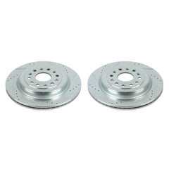 Power Stop AR86005XPR Evolution Performance Vented 1-Piece Drilled And Slotted Rear Brake Rotor for 2019 Dodge Ram 1500 Big Horn, Hfe, Laramie, Laramie Longhorn, Limited, Lone Star, Rebel product image