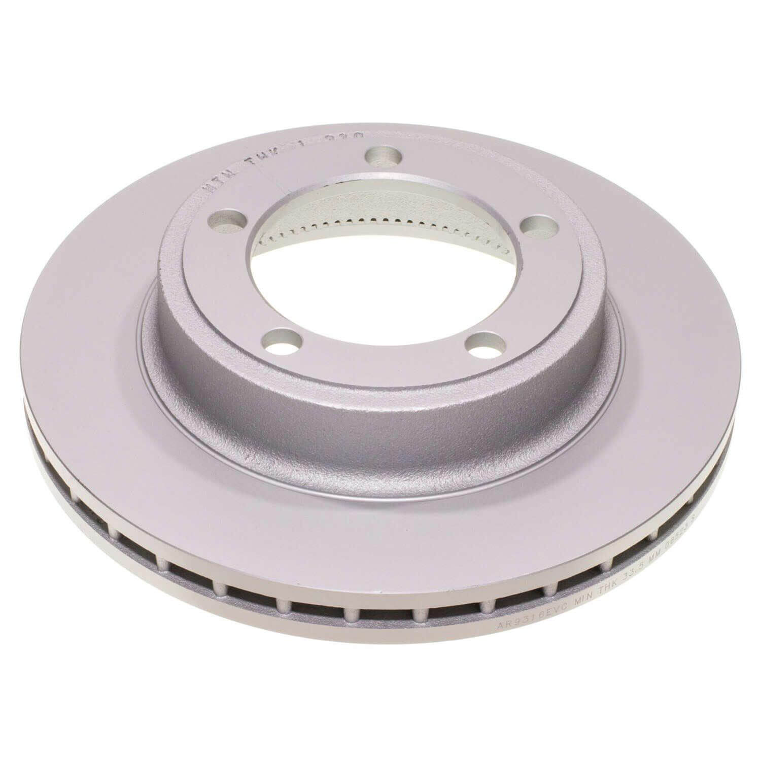Power Stop AR9316EVC Evolution Geomet Coated Vented 1-Piece Plain Front And Rear Brake Rotors for 2004-2008 Ford F650 Base product image