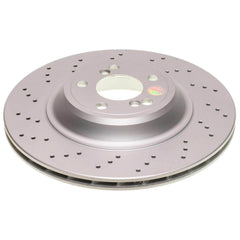 Power Stop EBR1485EVC Evolution Geomet Coated Vented 1-Piece Plain Rear Driver Side Brake Rotors for 2016-2018 BMW M2 Base product image
