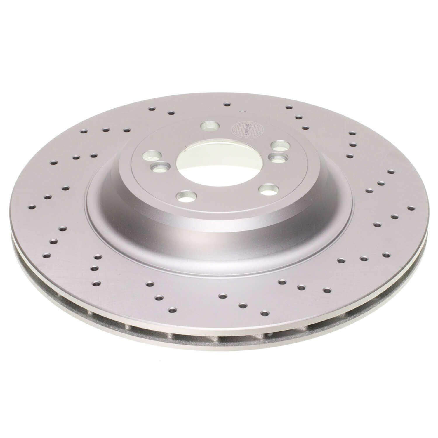 Power Stop EBR1486EVC Evolution Geomet Coated Vented 1-Piece Plain Rear Passenger Side Brake Rotors for 2016-2018 BMW M2 Base product image