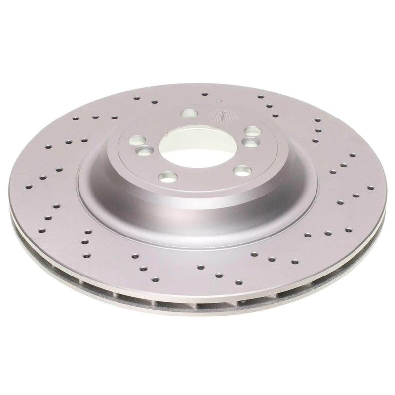 Power Stop EBR1486EVC Evolution Geomet Coated Vented 1-Piece Plain Rear Passenger Side Brake Rotors for 2016-2018 BMW M2 Base product image